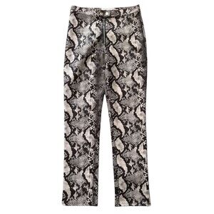Urban Outfitters UO Maia Soft Faux Leather Snakeskin Pants, Size 2